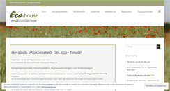 Desktop Screenshot of eco-house.de