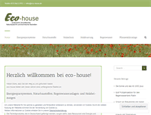 Tablet Screenshot of eco-house.de